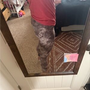 lululemon athletica Gray Tie-Dye Leggings